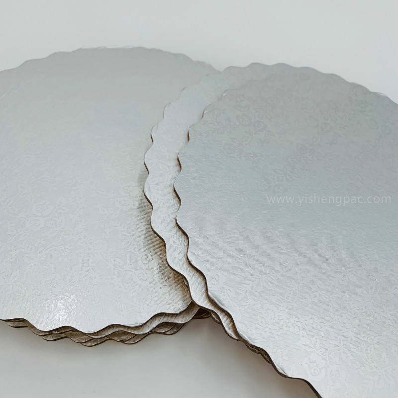 Silver Cake Boards 25cm Cake Board 10 inch Ronde en Zilver